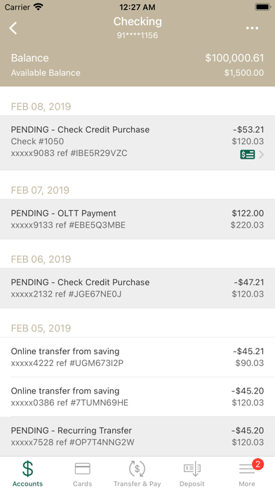EastpointeCCU Mobile Banking Screenshot