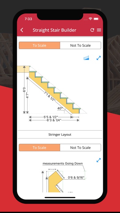 Screenshot #2 pour RedX Escaliers 3D -Calculateur