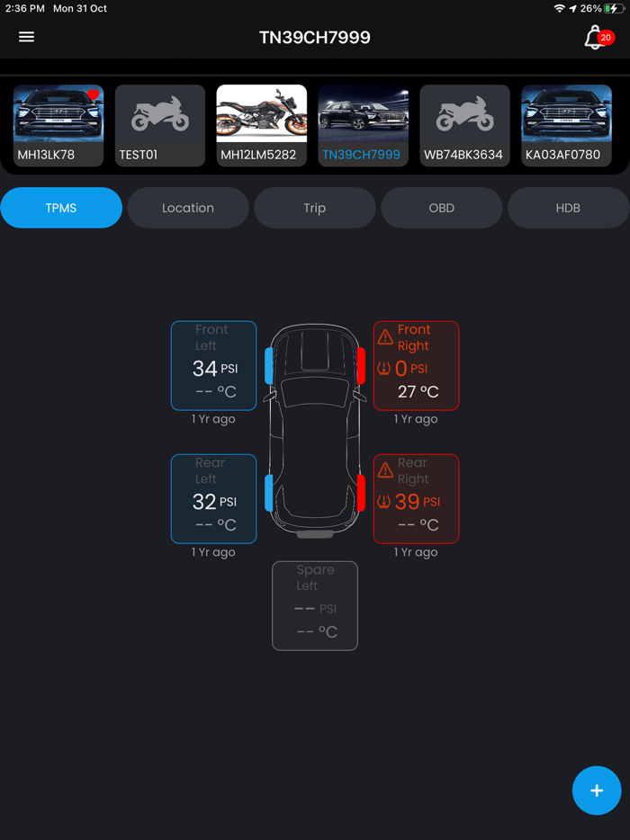 SMART TYRE CAR and BIKE