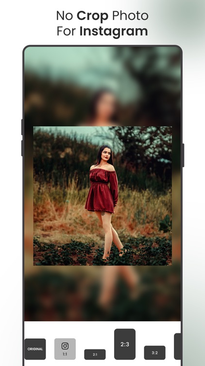 No Crop - Square Fit Photo