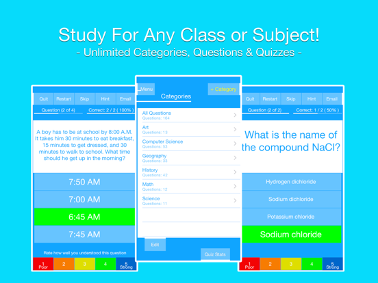 Screenshot #4 pour Quiz and Flashcard Maker