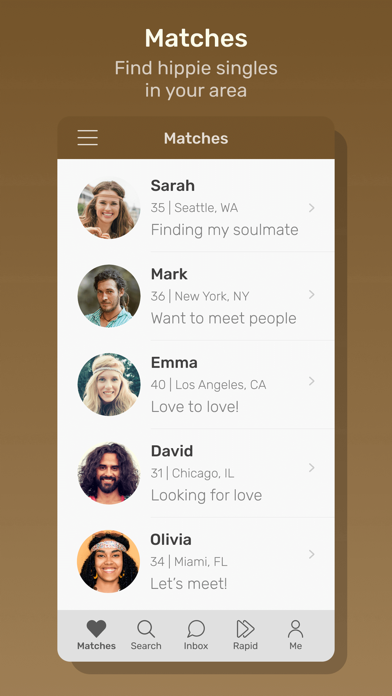 Hippie Dates Dating Appのおすすめ画像1