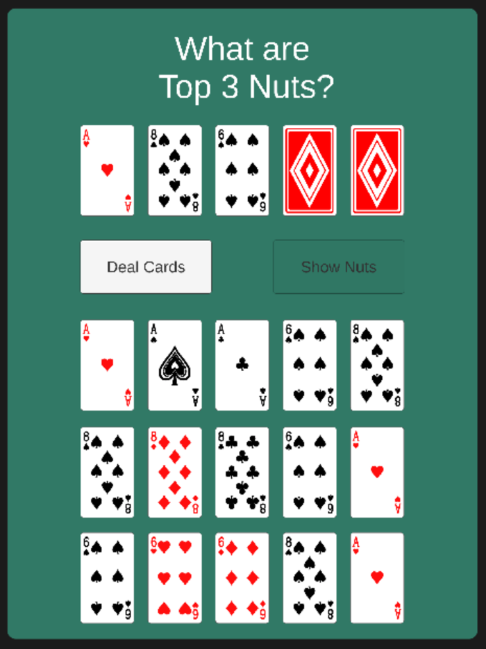 Top Nuts Trainer  Texas-HoldEm