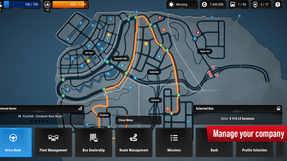 #3. Bus Simulator Lite (iOS) Podle: astragon Entertainment GmbH