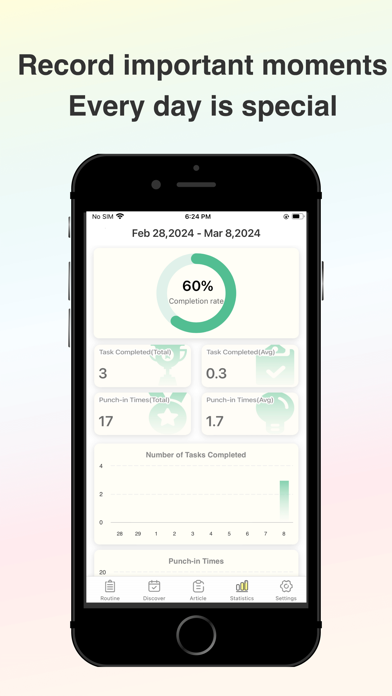 TuTu List: Habit Tracker Screenshot