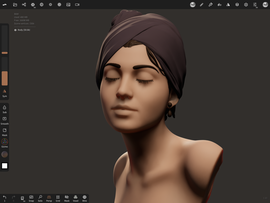 Nomad Sculpt iPad app afbeelding 6