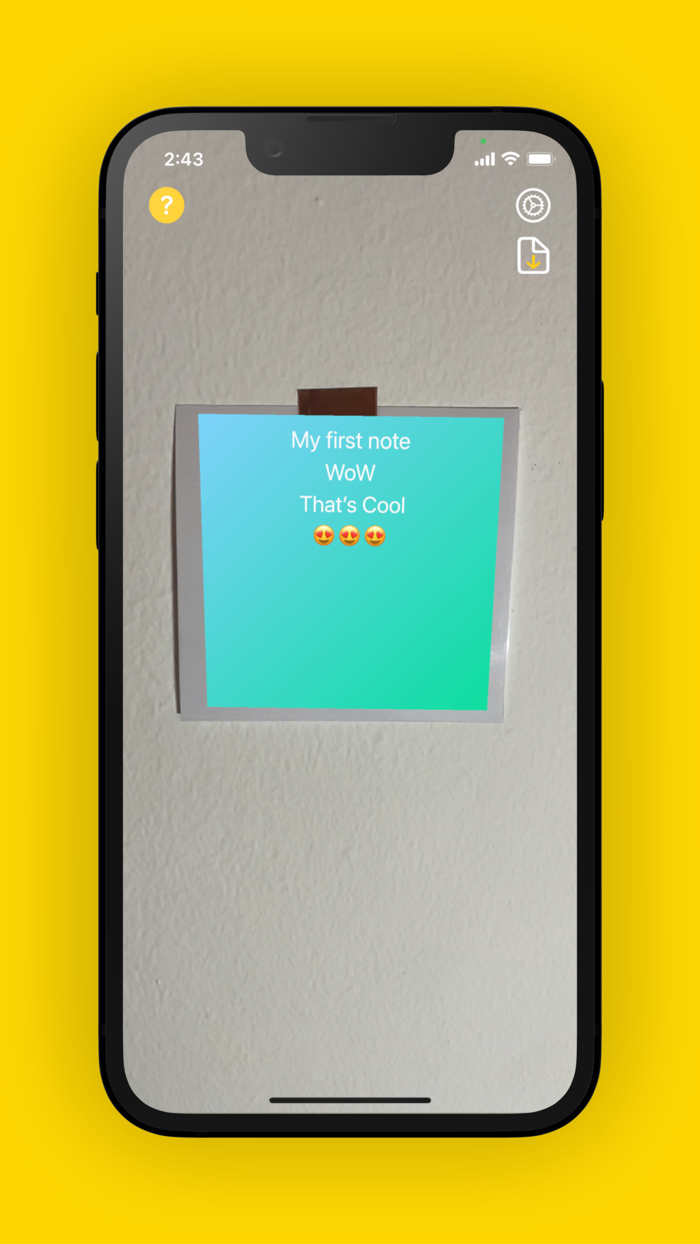 noteit AR - Augmented Reality