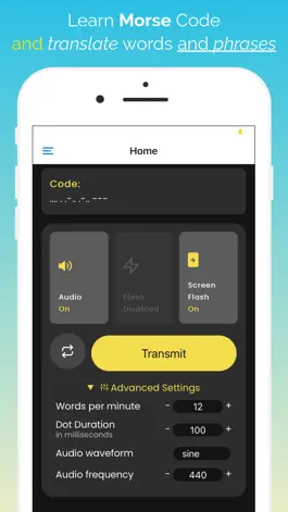 Game screenshot Morse Code Translator App apk