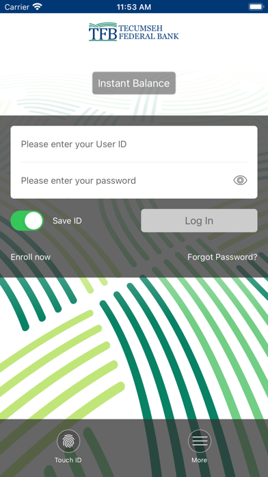 Tecumseh Federal Bank Mobile Screenshot