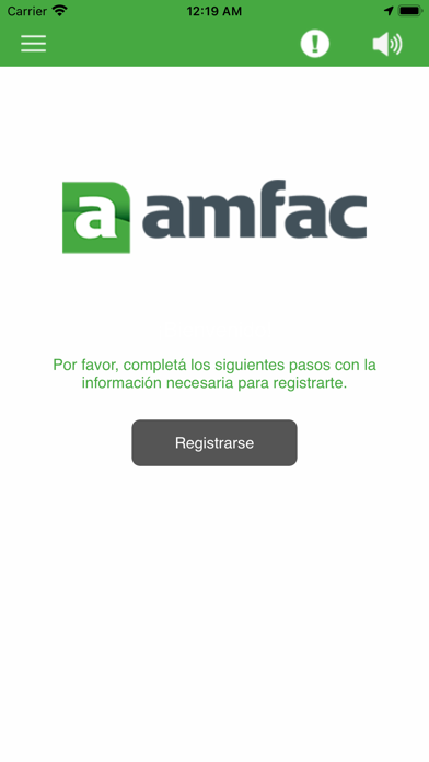Asociarte en AMFAC Screenshot