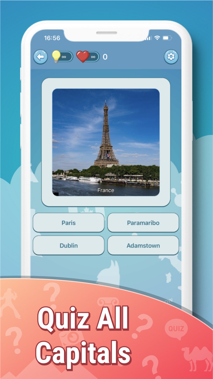 Quiz capitals all world cities