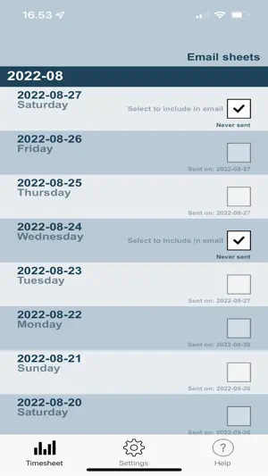 Daily Timesheets screenshot 3