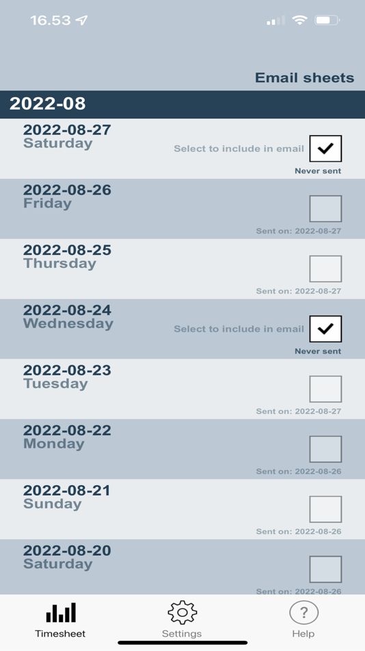 #3. Daily Timesheets (iOS) 由: Tommy Hass