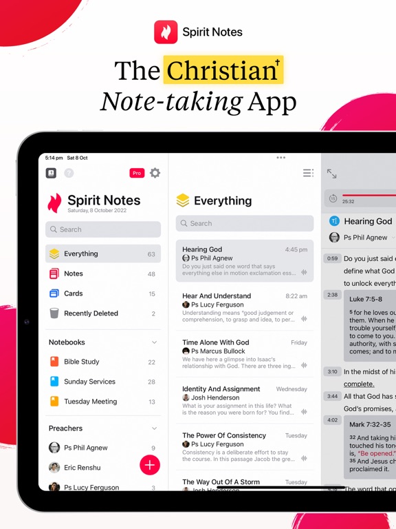 Screenshot #4 pour Spirit Notes - Christian Notes
