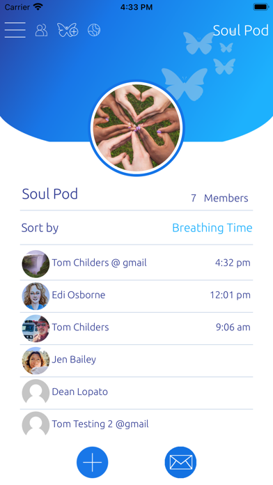 BELove Breathing App Screenshot