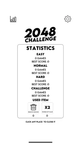 Game screenshot 2048 Challenge Easy Hard apk