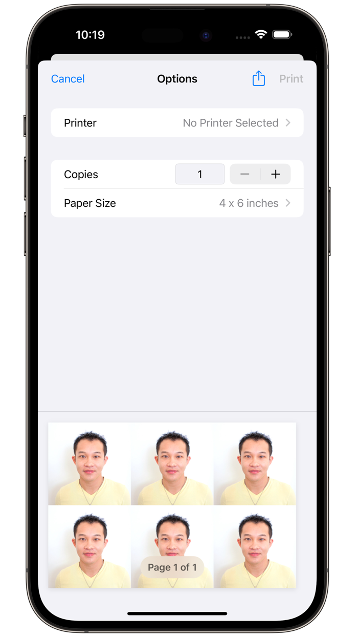 US Passport  Visa Photo