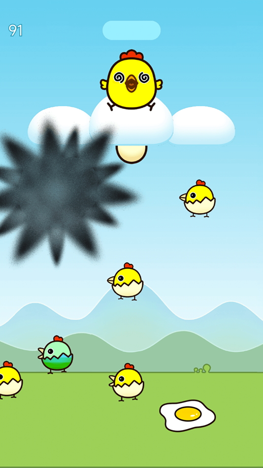 #3. Happy Chicken - Save Eggs (iOS) Bởi: Peikun Duan