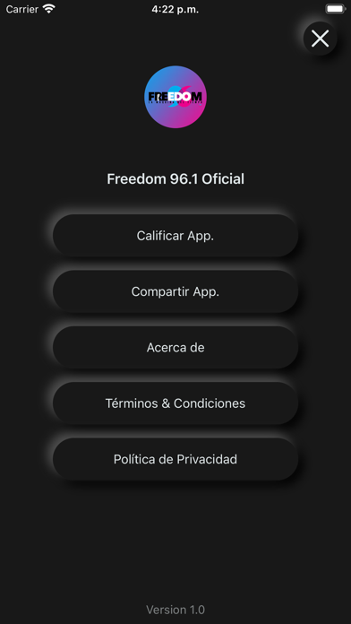 Freedom 96.1 Oficial Screenshot