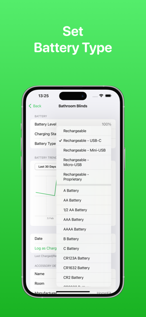 ‎HomeBatteries for HomeKit Screenshot