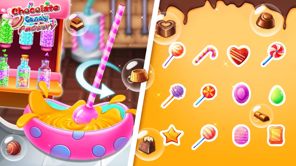 #6. Chocolate Candy Make Factory (iOS) 由: 平 类