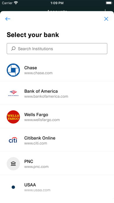 GLASS Financial App Screenshot