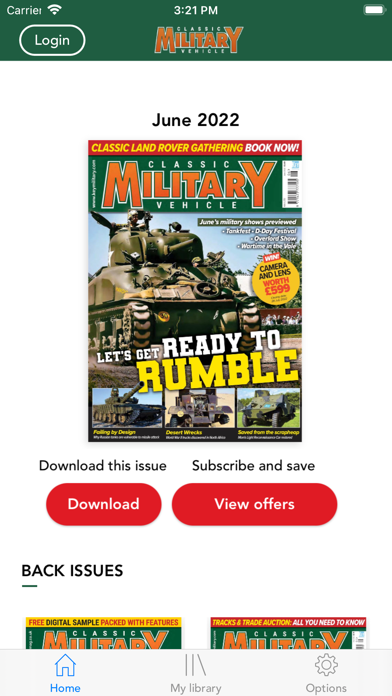 Classic Military Vehicle Mag. Screenshot