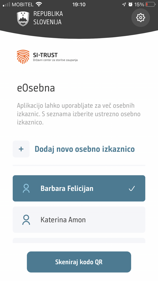 #5. eOsebna (iOS) 由: Ministrstvo za digitalno preobrazbo
