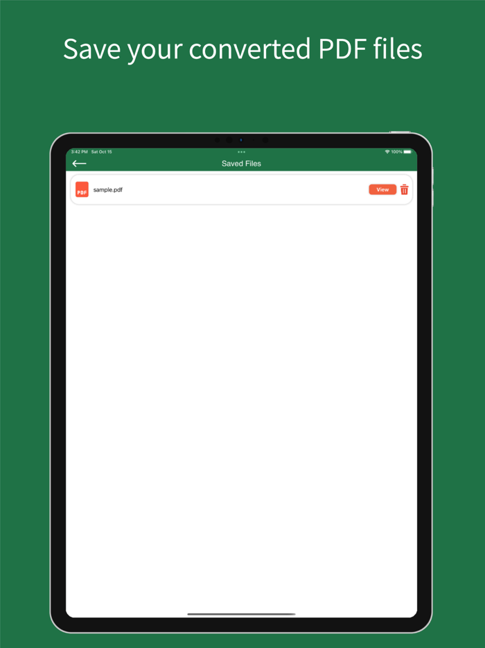 Excel To PDF App