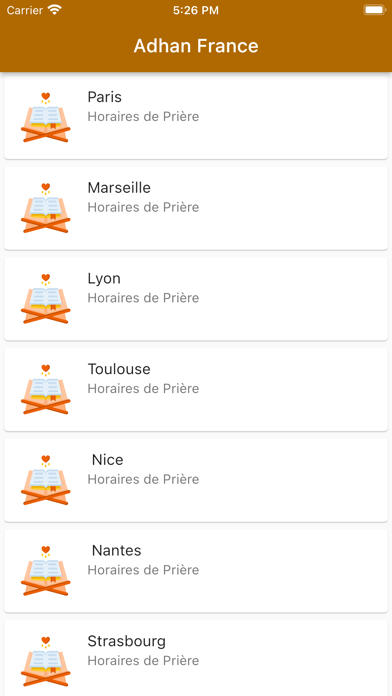 Adhan France Screenshot