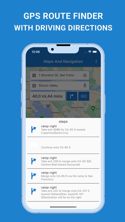 GPS Route Finder & Voice Maps screenshot-3