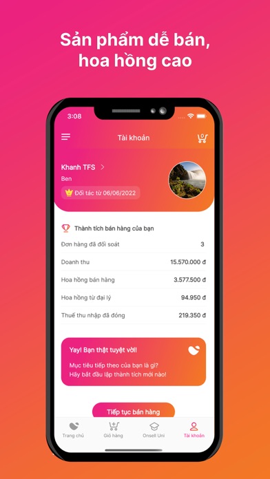 Onsell - Phụ nữ khởi nghiệp Screenshot