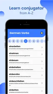 german verbs conjugator iphone screenshot 2