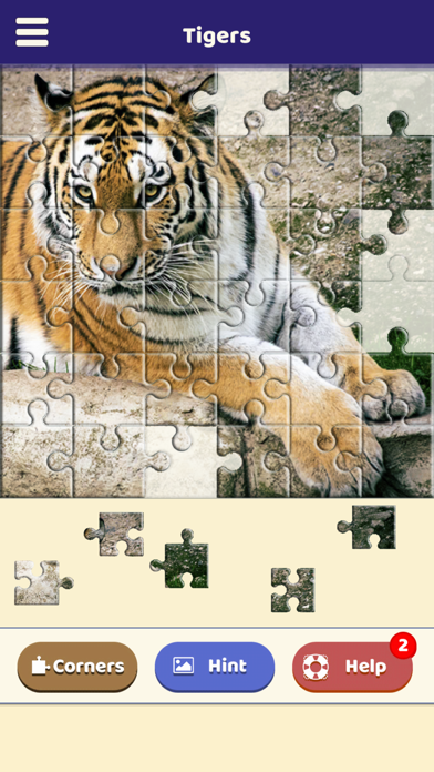 Tiger Love Puzzle Screenshot