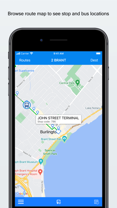BurlingtonTransit Screenshot