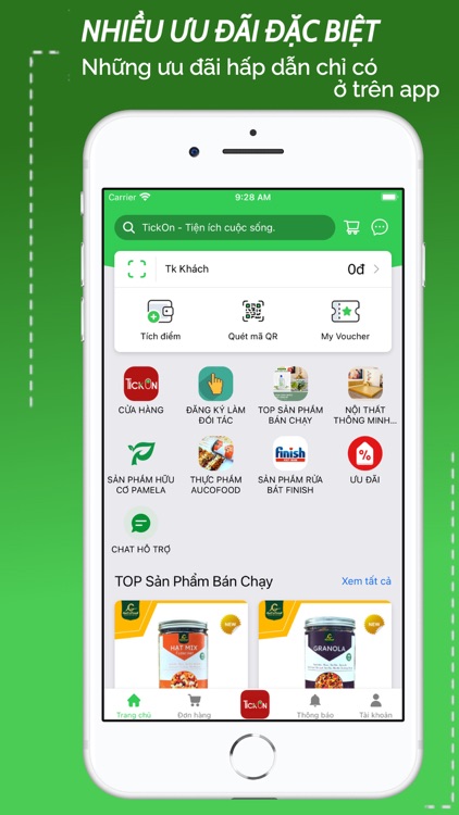 TickOn - Tiện ích cuộc sống