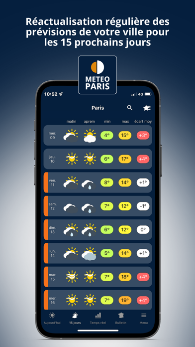 Météo Paris Screenshot