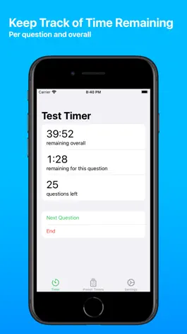 Game screenshot Test Timer - Monitor Your Time apk