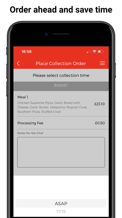 Pizza Land Restaurant App Screenshot