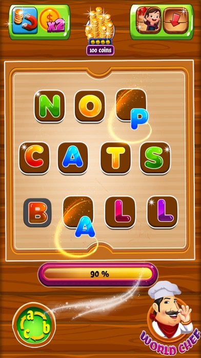 Word Chef Fun Cooking Recipe Screenshot