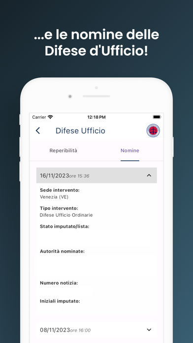 Ordine Avvocati Vicenza Screenshot