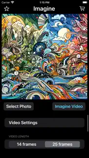 imagine ai video generator art iphone screenshot 2