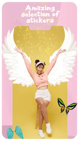 Game screenshot Angel Wings Cute Photo Editor hack