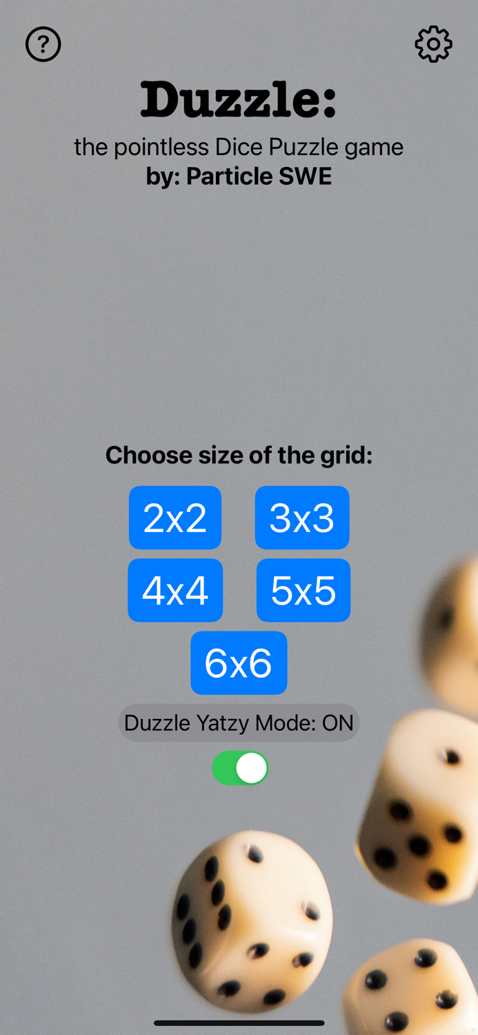 Duzzle a Dice Puzzle game