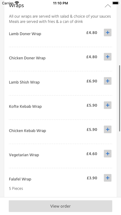 Yummy Kebab, Hove Screenshot