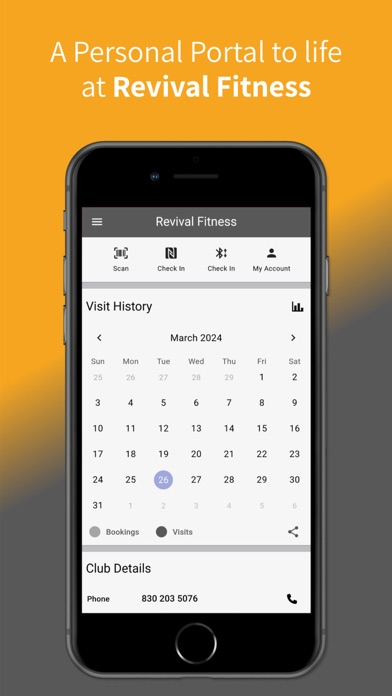 Revival Fitness Member App Screenshot