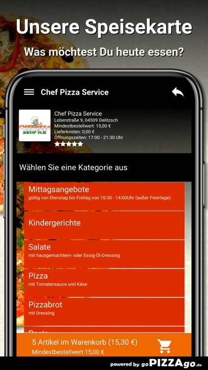 Chef Pizza Service Delitzsch screenshot-3