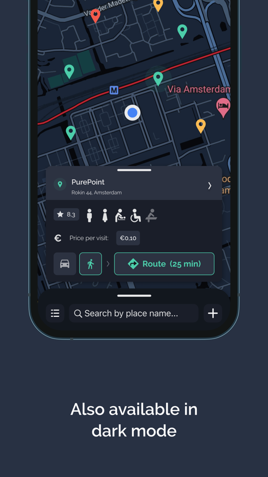 #5. HogeNood - find toilets (iOS) 由: App-vise V.O.F