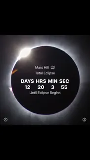 eclipse: totality countdown iphone screenshot 1