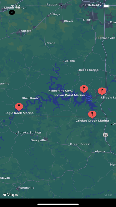 LakeSpy Water Conditions Screenshot